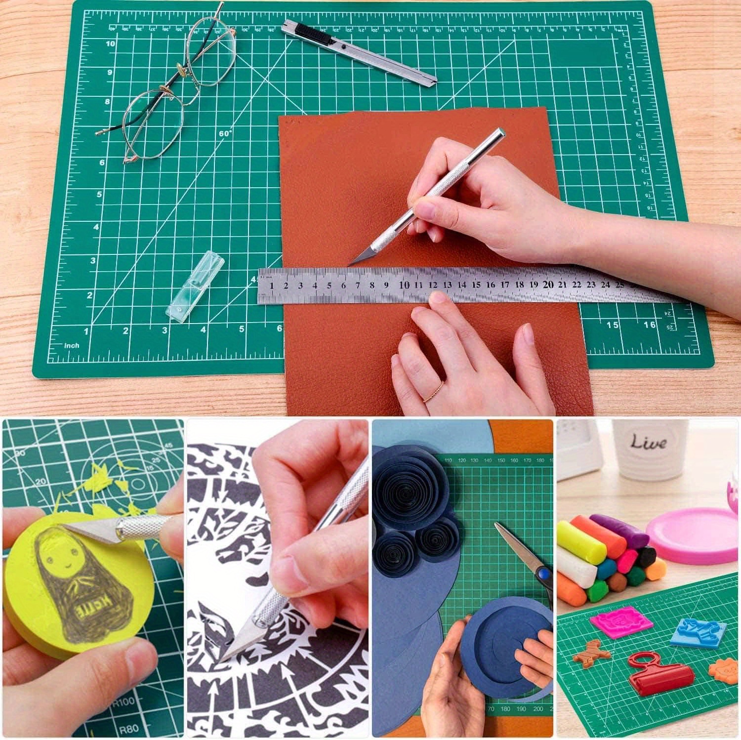 A5 Self Healing Sewing Mat Rotary Cutting Mat Double Sided Craft Cutting  Board for Sewing Crafts Hobby Fabric Scrapbooking Project(2) – BigaMart