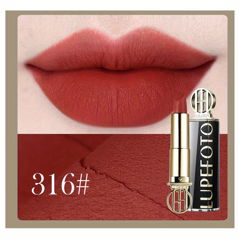 Lupefoto Velvet Non-stick Cup Lipstick Waterproof Non Dry Matte