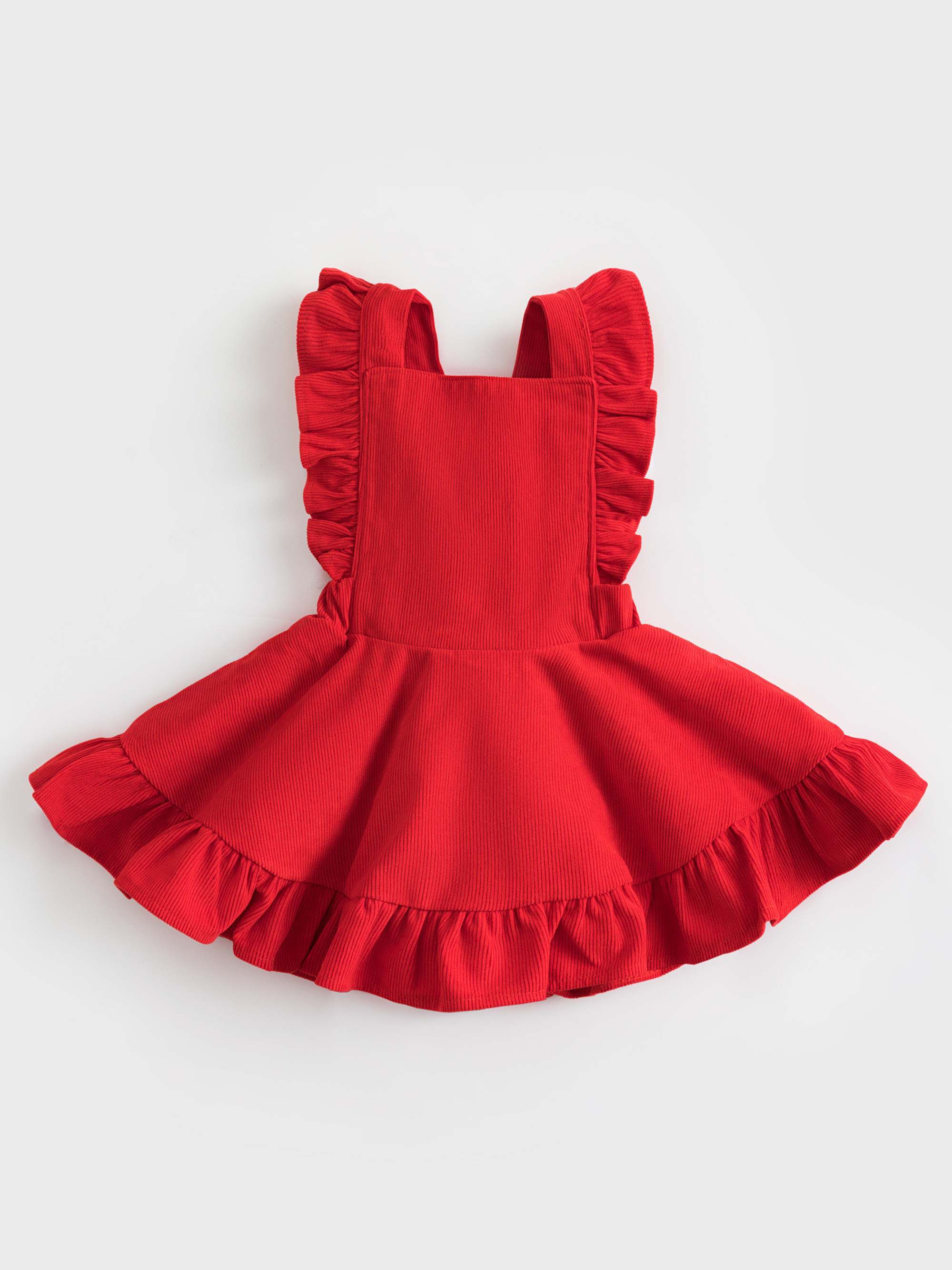 Baby girl sale red corduroy dress