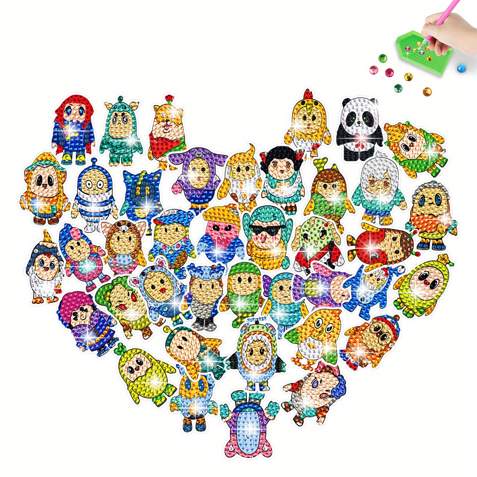 Cute Cartoon Sausage Characters Theme Decals Animals Theme - Temu Australia