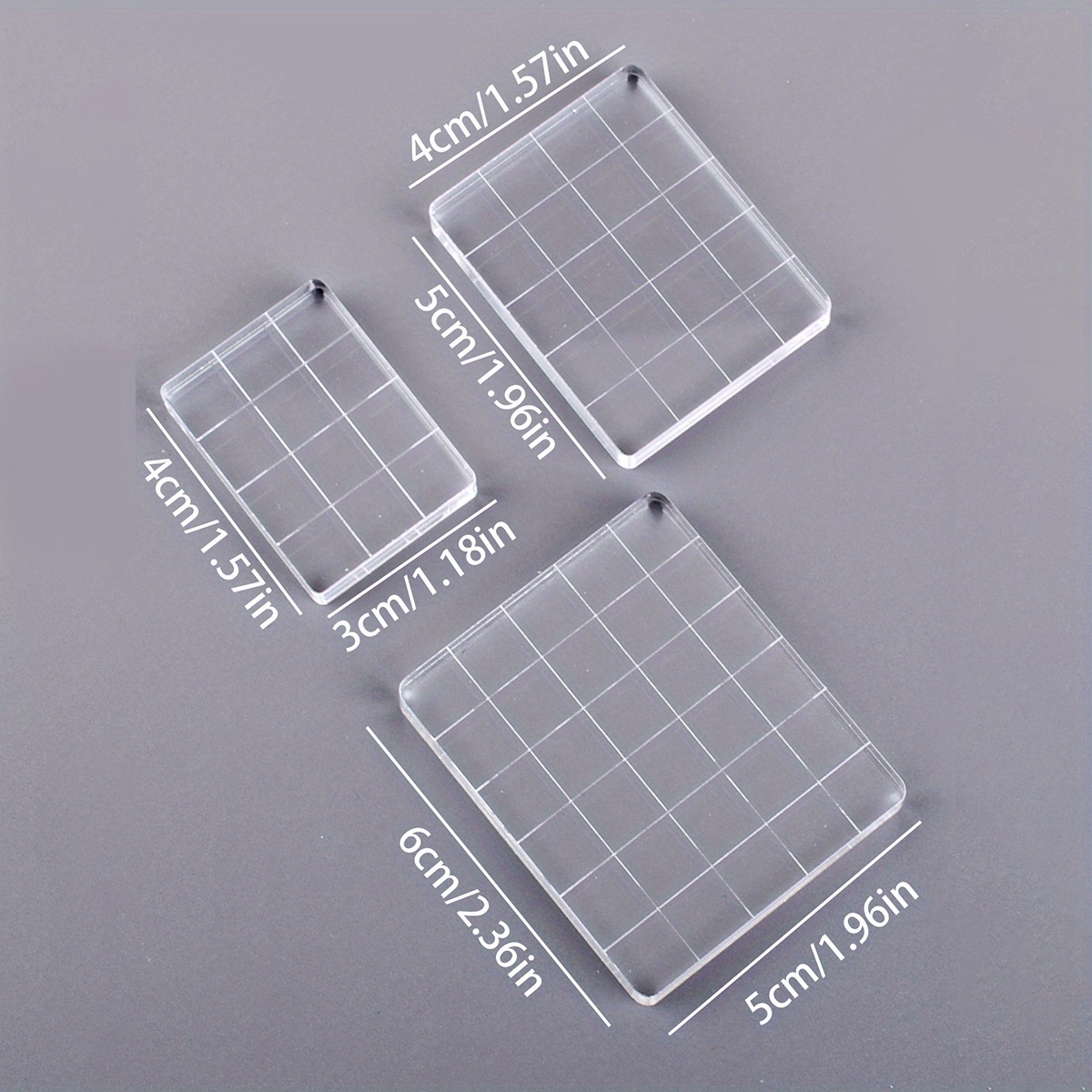 Acrylic Clear Blocks for Stamping/ Crafting
