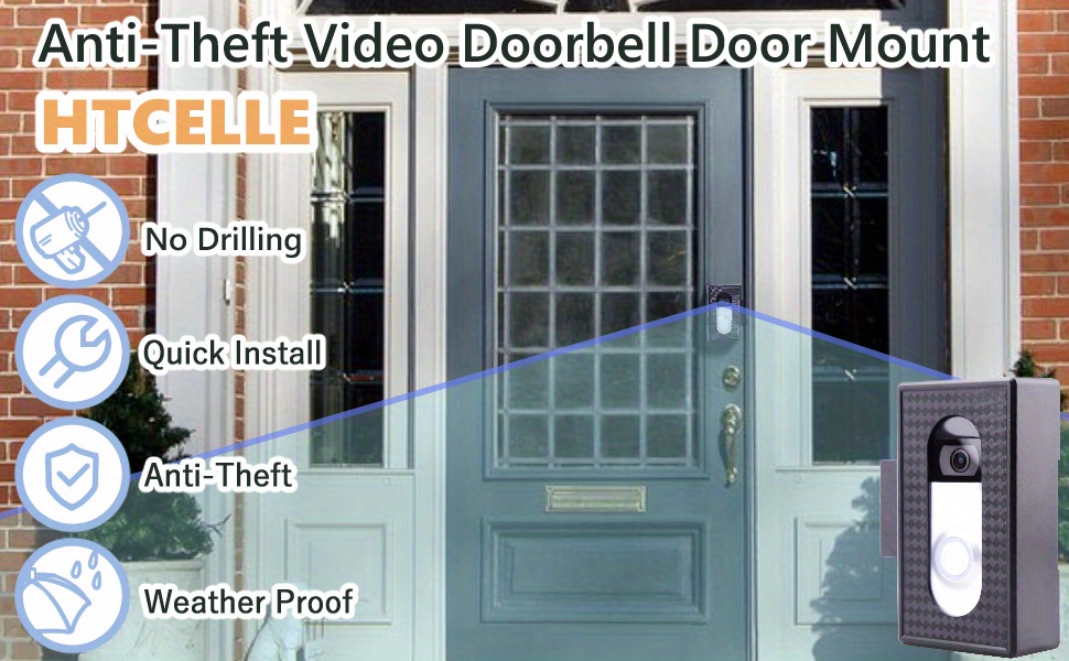 Anti Theft Ring Doorbell At Apartment Arlo Doorbell Mount Buy Anti-Theft  Video Doorbell Door For Ring
