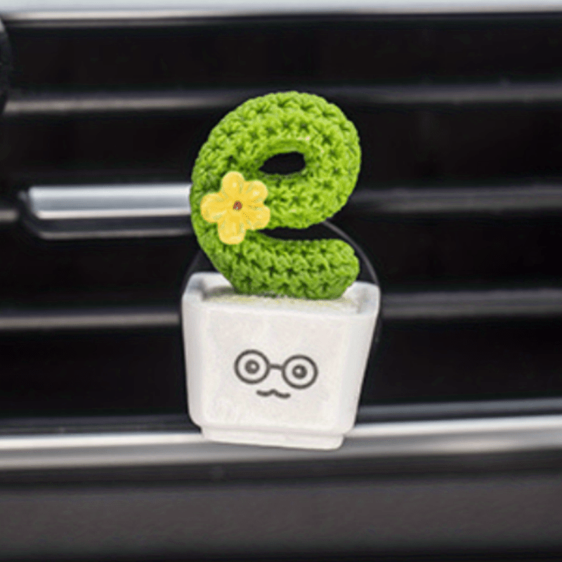 Schöne Simulation Grüne Pflanze Kaktus Liebe Auto Steckdose - Temu Germany