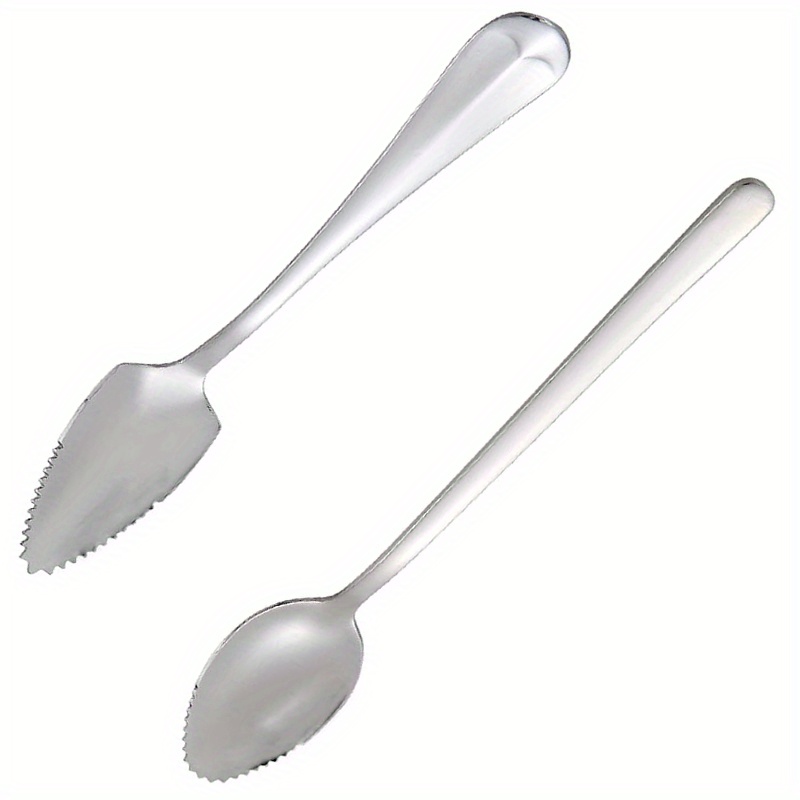 Grapefruit Spoons And Knives Set stainless Steel Grapefruit - Temu