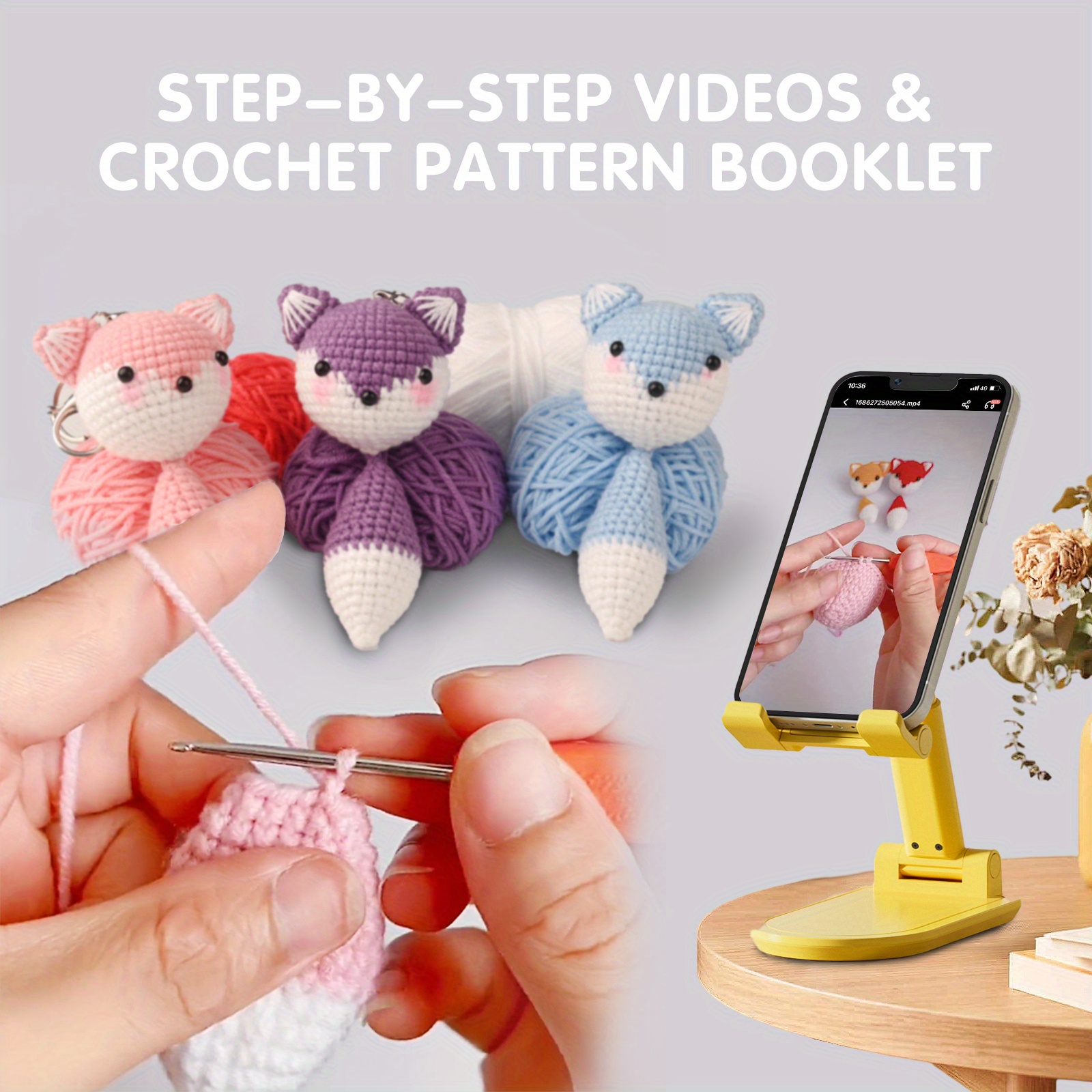 Kit De Crochet Para Principiantes - Temu