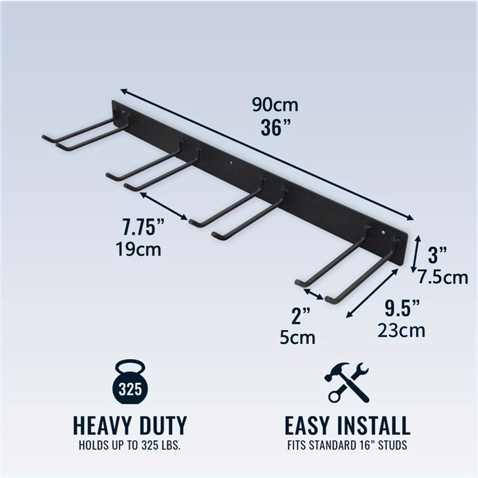 Heavy Duty Wall Mounted Garage Storage Rack: Keep Your - Temu