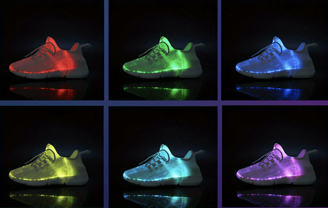 Fiber Optic LED Shoes