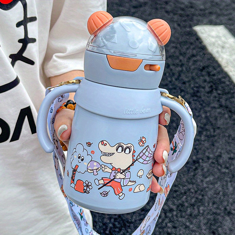 Kids Thermos Water Bottle Children Thermal Mug Vacuum Flasks Tumbler  Cartoon Cup