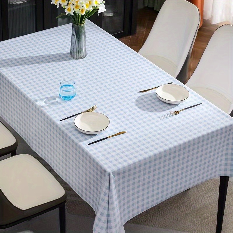 Acquista FEIJIEAST Copertura per tovaglia in PVC impermeabile per la casa,  sala da pranzo, cucina, tovaglia, decorazione, copertura per tavolo da  pranzo