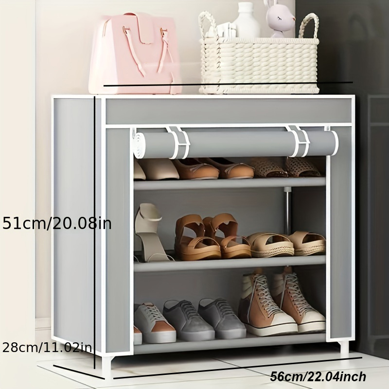 Simple Shoe Cabinet Dust proof Multi layer Shoes Storage - Temu