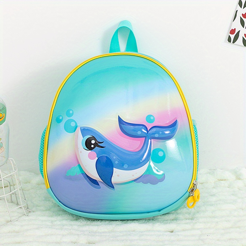 Kids Dolphin Backpack Large Capacity Lightweight School Bag