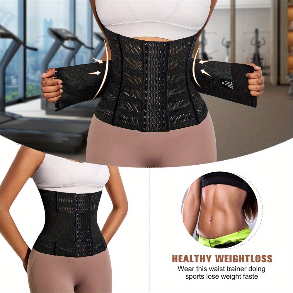 Buy SHAPERX Waist Trainer Belt Body Shaper Belly Wrap Trimmer Slimmer  Compression Band for Workout Fitness Online at desertcartKUWAIT