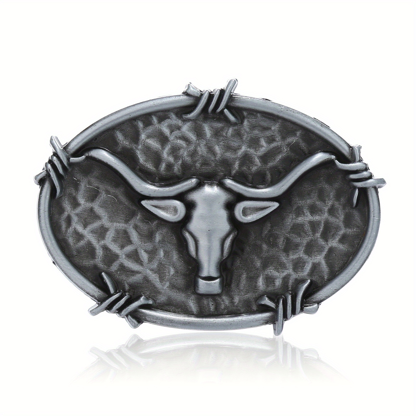 Authentic Texas Bull Head Cowboy Belt Buckle - Perfect Accessory