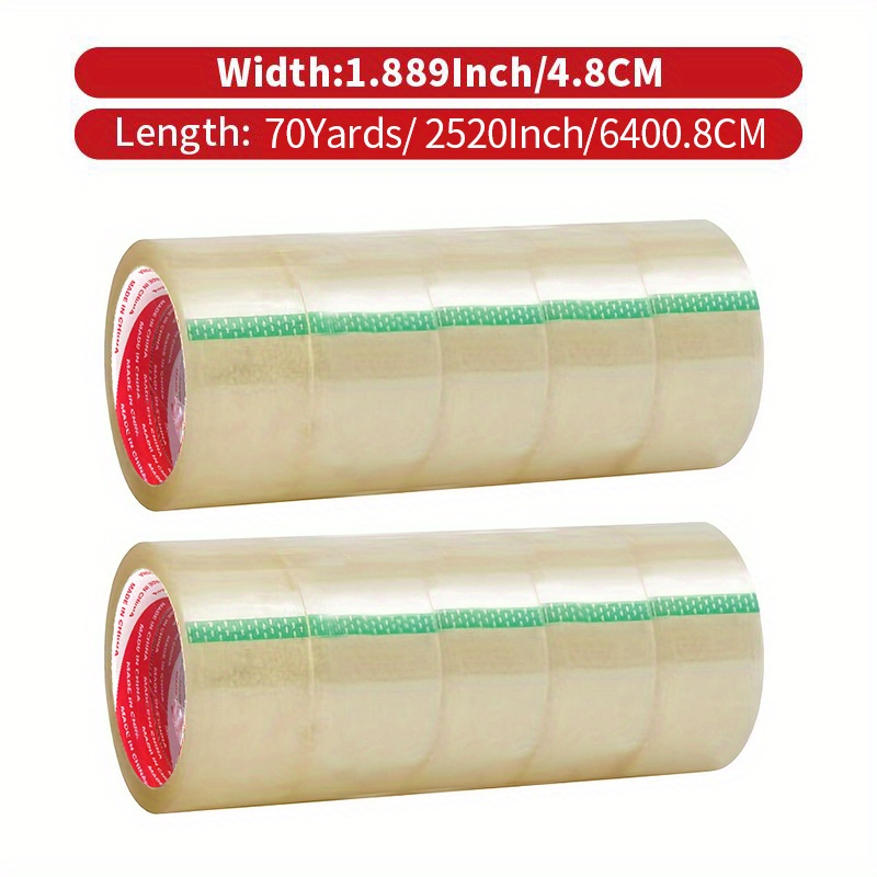 Packing Tape X 60yards 2.0 Mil No Odor Shipping Tape Packing - Temu