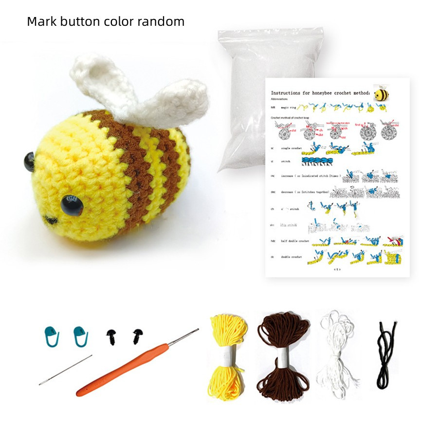 Crochet Bee, Crochet Plushies, Stuffed Animals