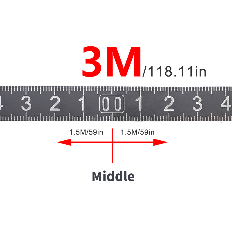 Self adhesive Tape Measure Metric Scale Miter Track Steel - Temu