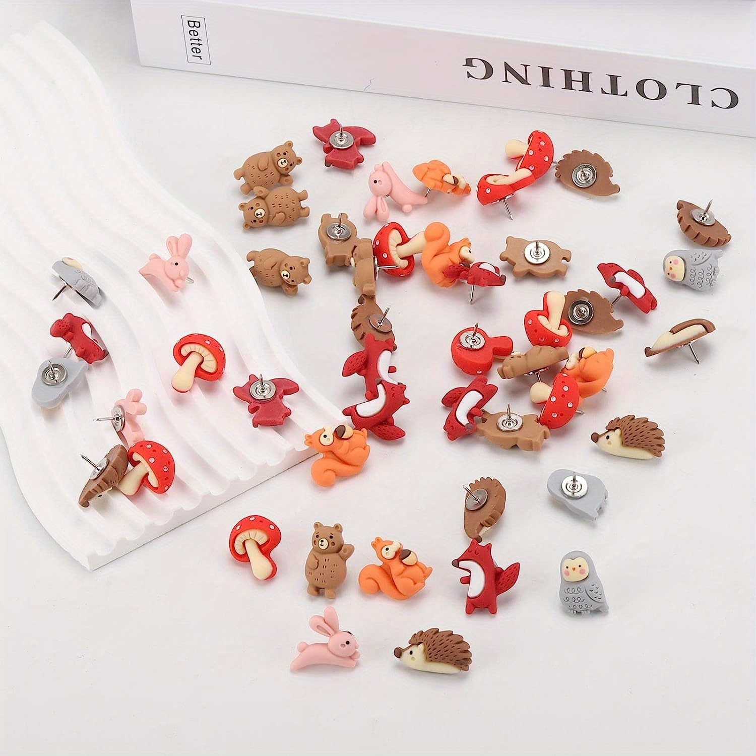 Creative Push Pins Whiteboard Animal Push Pin Cute Thumb Temu United