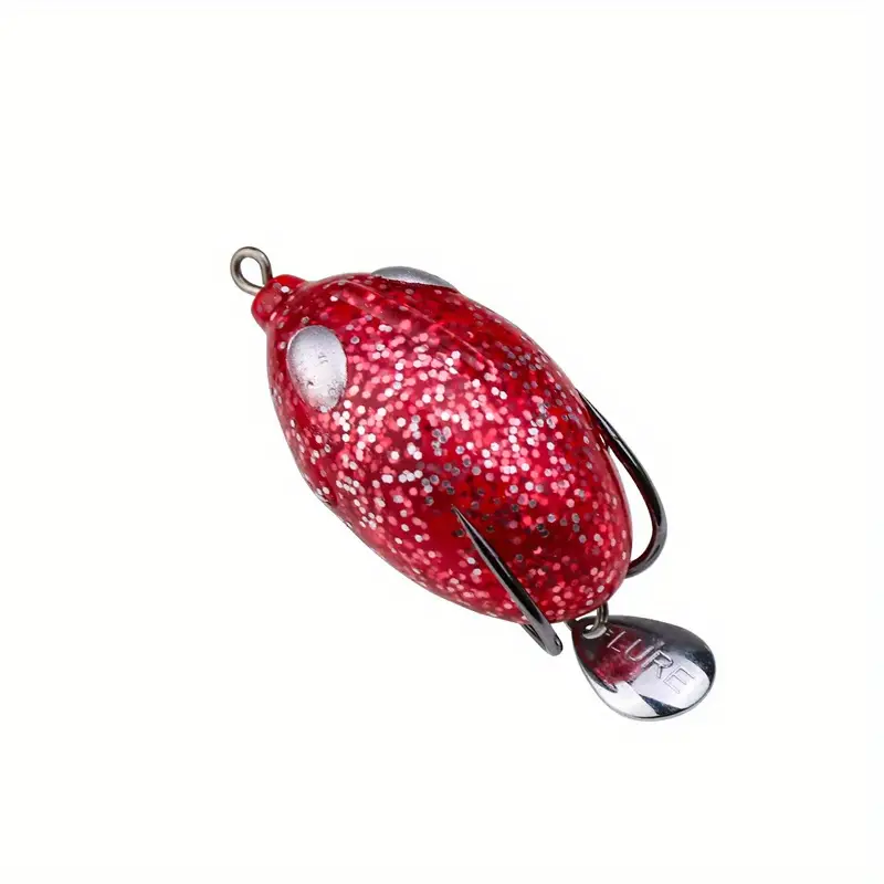 Artificial Thunder Frog Soft Bait Barbed Double Hook Glitter - Temu