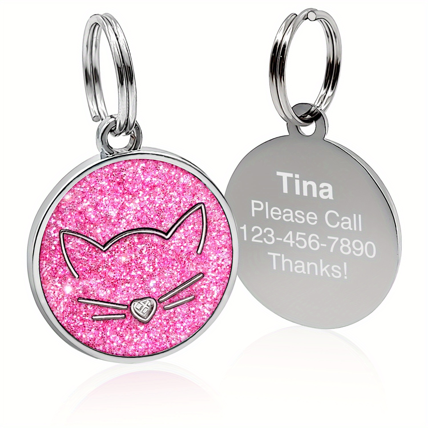 Cute cat best sale id tags