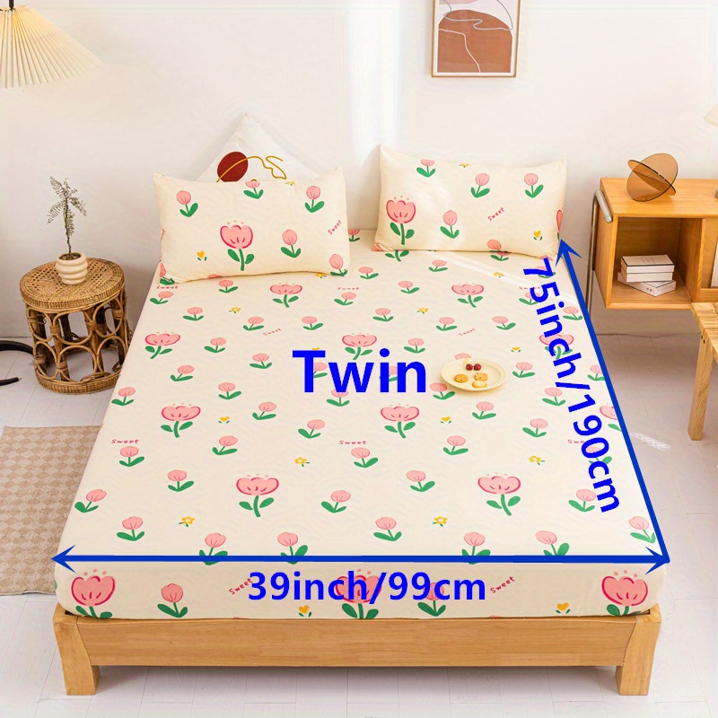 Cute Bear Fitted Sheet Set Dustproof Non slip Mattress - Temu