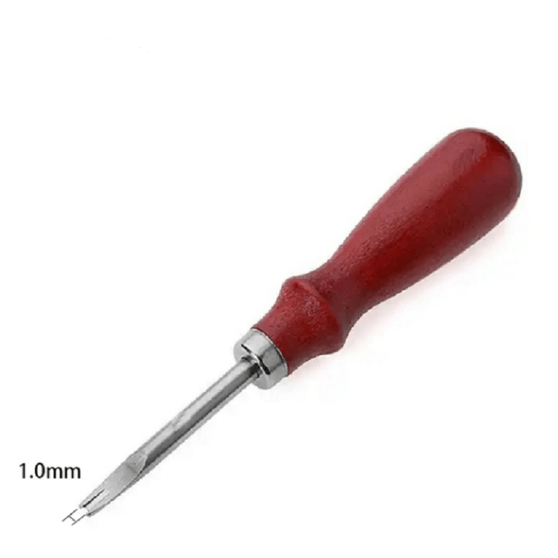 3pcs Leather Edge Beveler, 6mm Wide, Stainless Steel Leather Tool, With  Wooden Handle, Leather Edge Trimmer Cutting Tool 16cm/6.29in