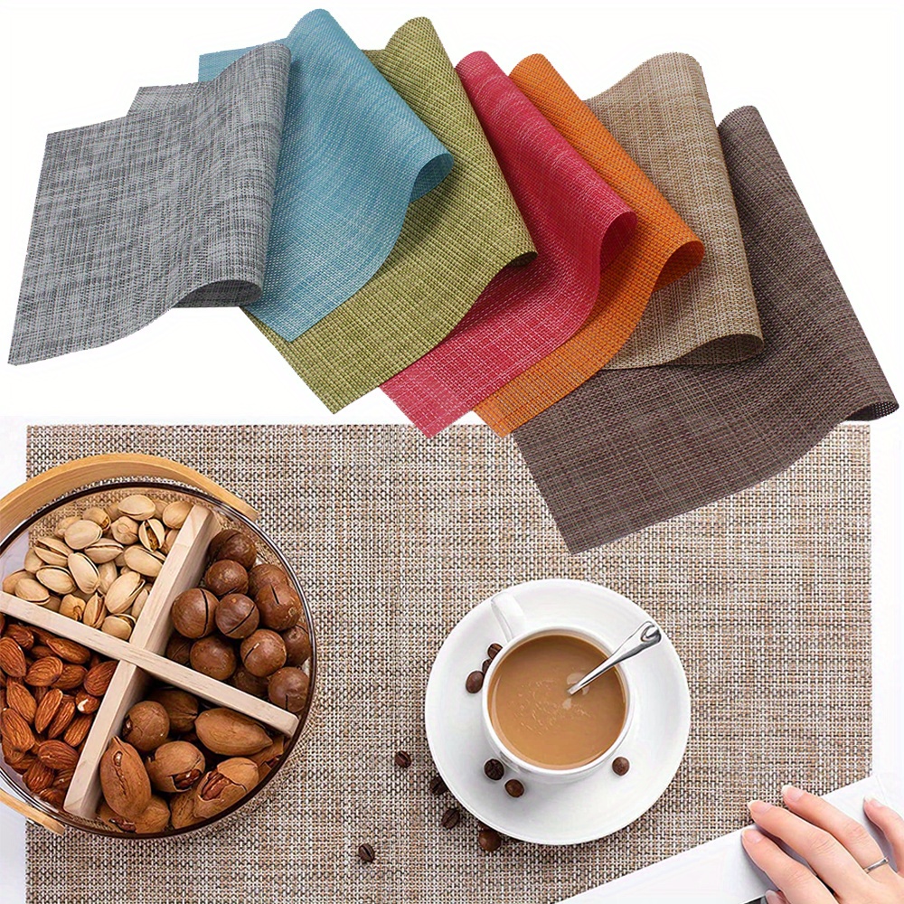 Plastic Placemats 8 Heat Resistant Stain Resistant Non slip - Temu