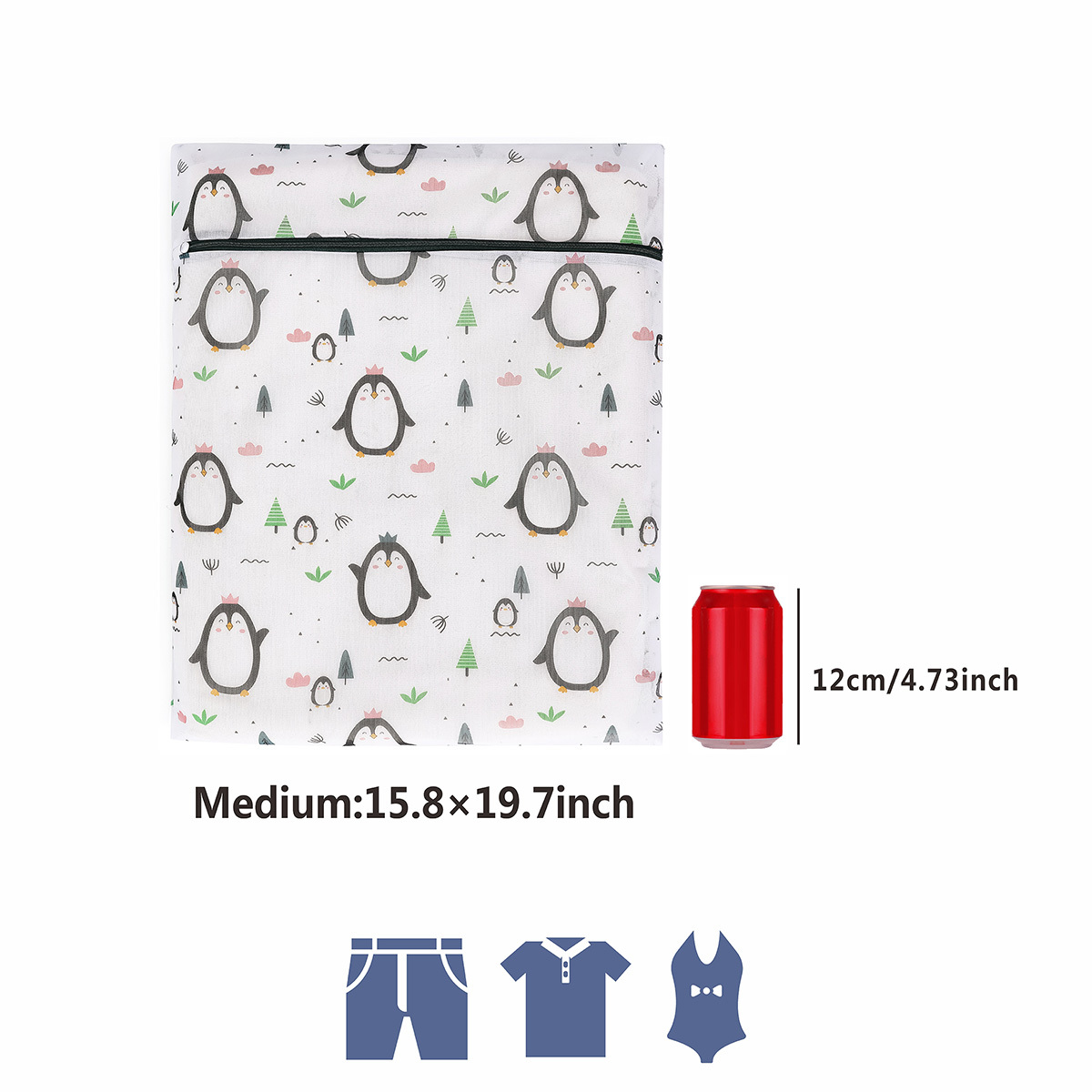 Metal Zipper Laundry Bags Delicate Clothes Bra Underwear - Temu