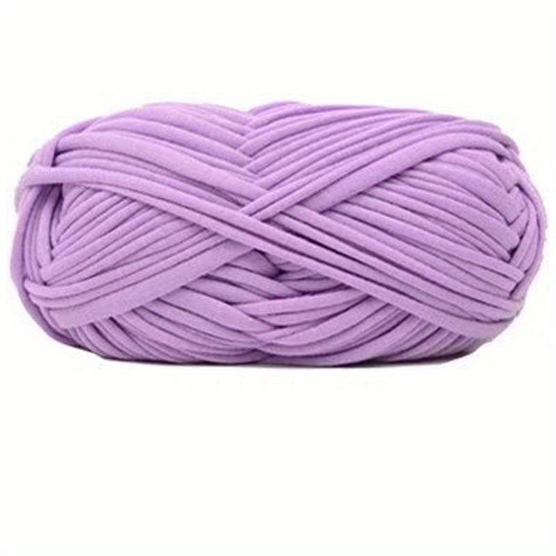 T Shirt Yarn Spaghetti Yarn Thick Yarn for Crocheting Cotton Polyester  Elastic Fabric Cloth Knitting Yarn for Hand DIY 