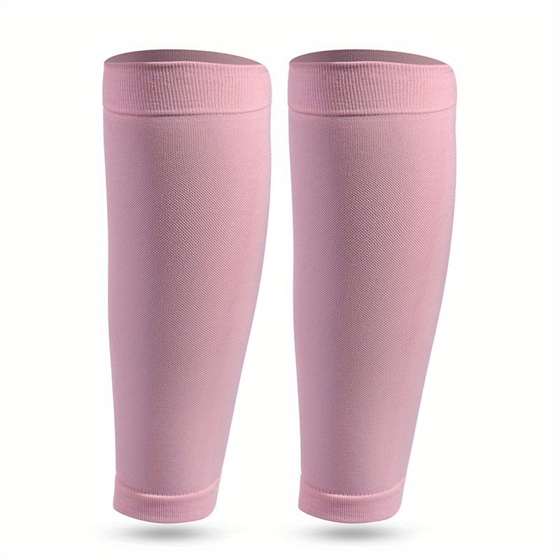 Calf Compression Leg Sleeves - Shin Splint Support-Pink