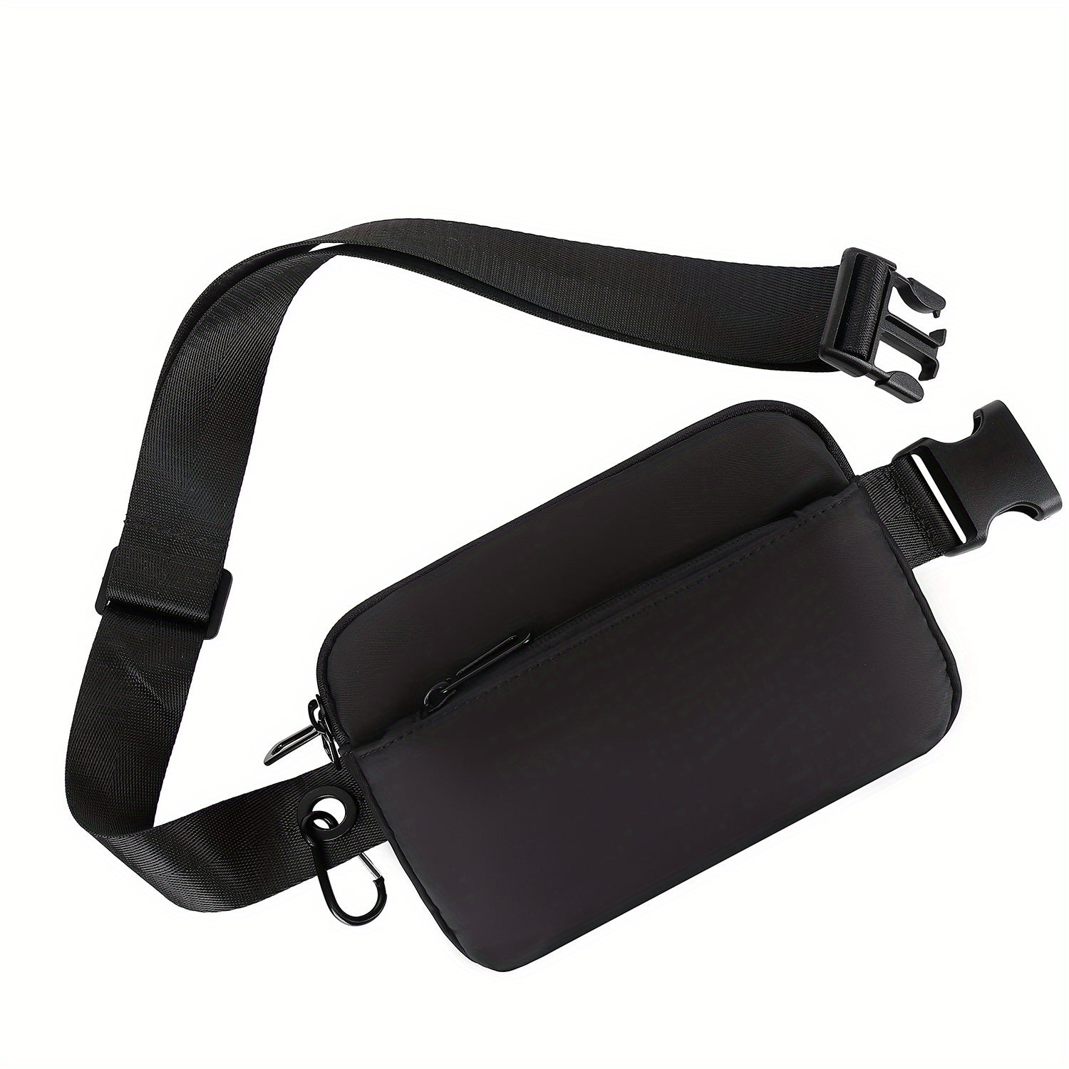 Bags, Black Crossbody Fanny Pack Belt Bag With Adjustable Strap