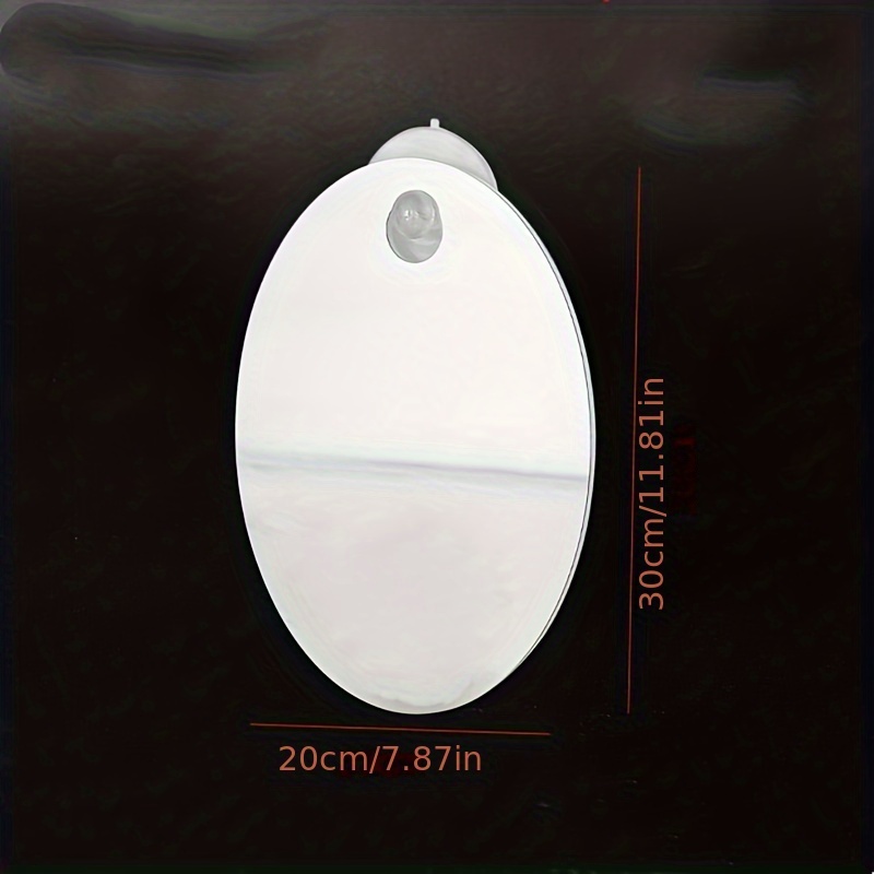 Acrylic Shower Mirror Men's Shaving Mirror Frameless Skincare Mirror
