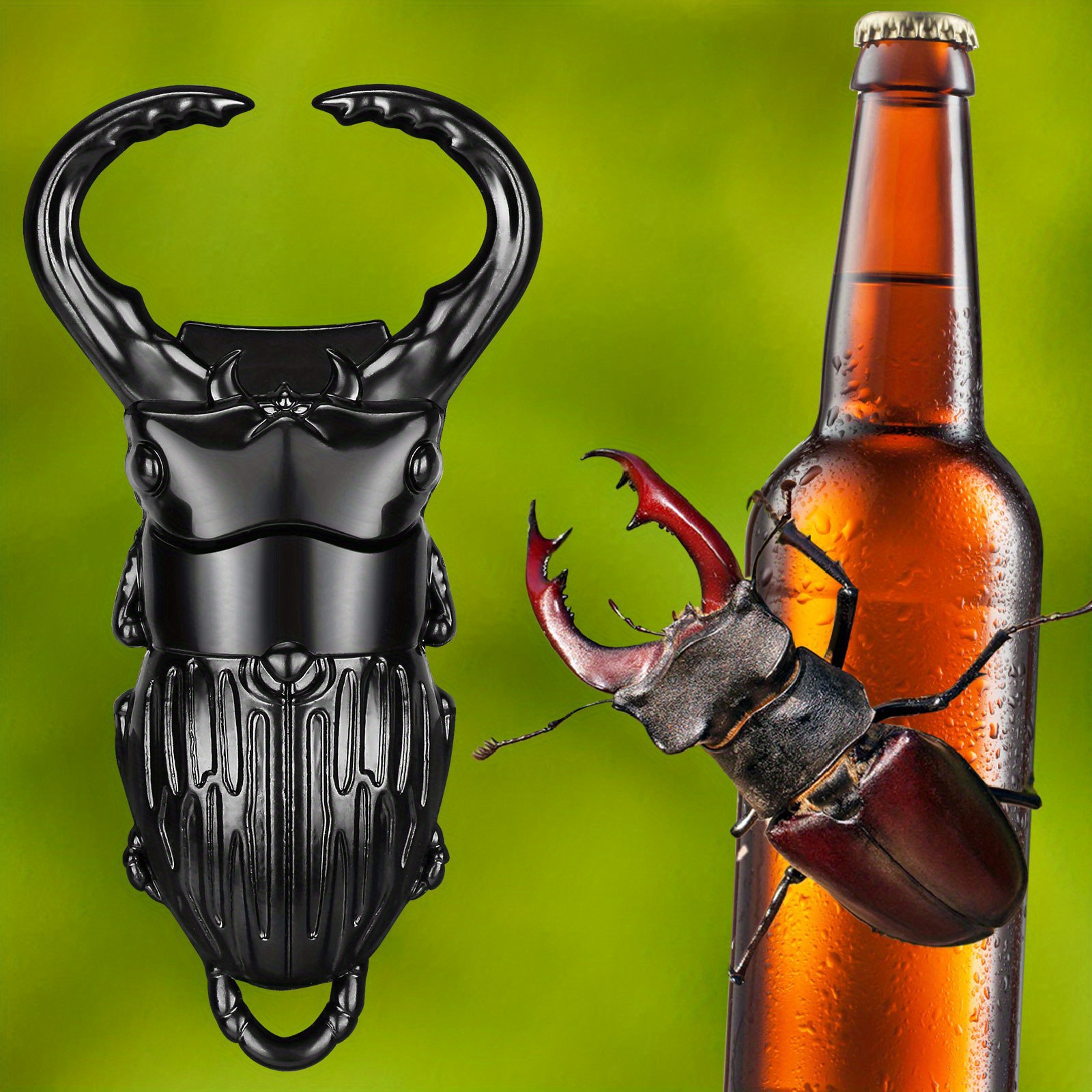 Beetle-shaped Beer Bottle Opener, Beer Gifts For Men Women Dad Son