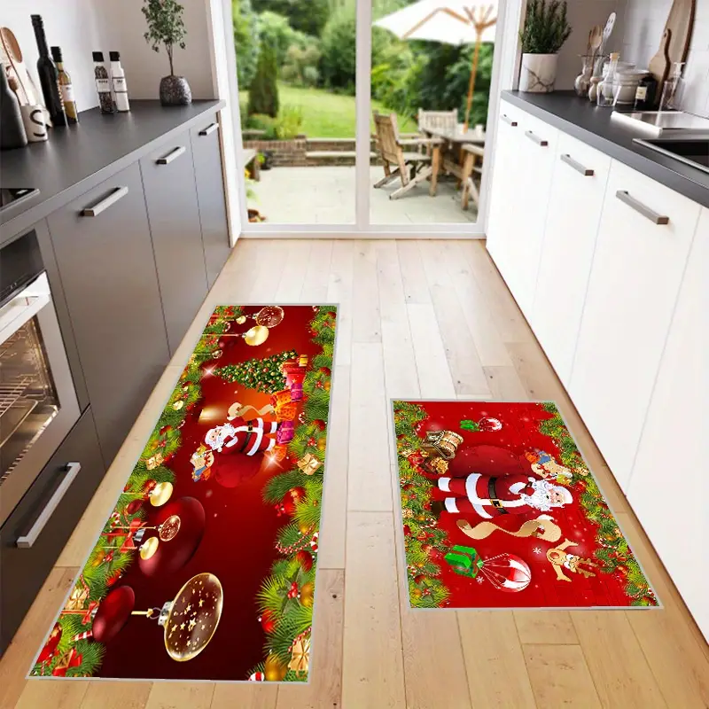 Kitchen Mat Cushioned Anti-fatigue Floor Mat Waterproof Non-slip