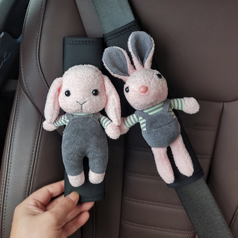 Copri Cintura Di Sicurezza Per Auto Spalline Cartoon Cute RRabbit  Protezione Traspirante Per Accessori Auto Donna Ragazza - Temu Italy