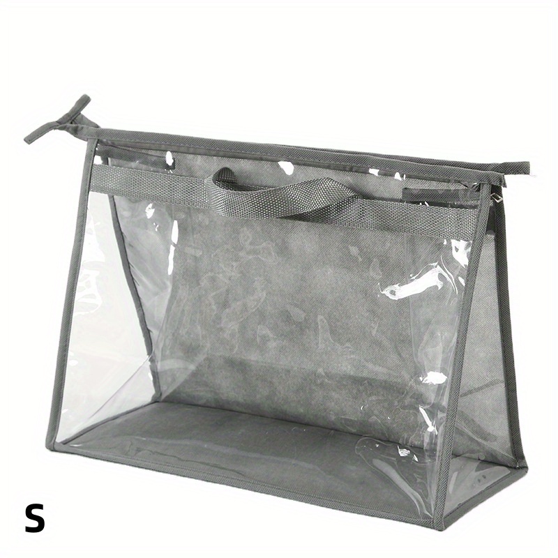 Vivecomb Handbag Dust Bags, Clear Purse Storage Organizer for Handbags,  Hanging Zipper Storage Bag(XL) 
