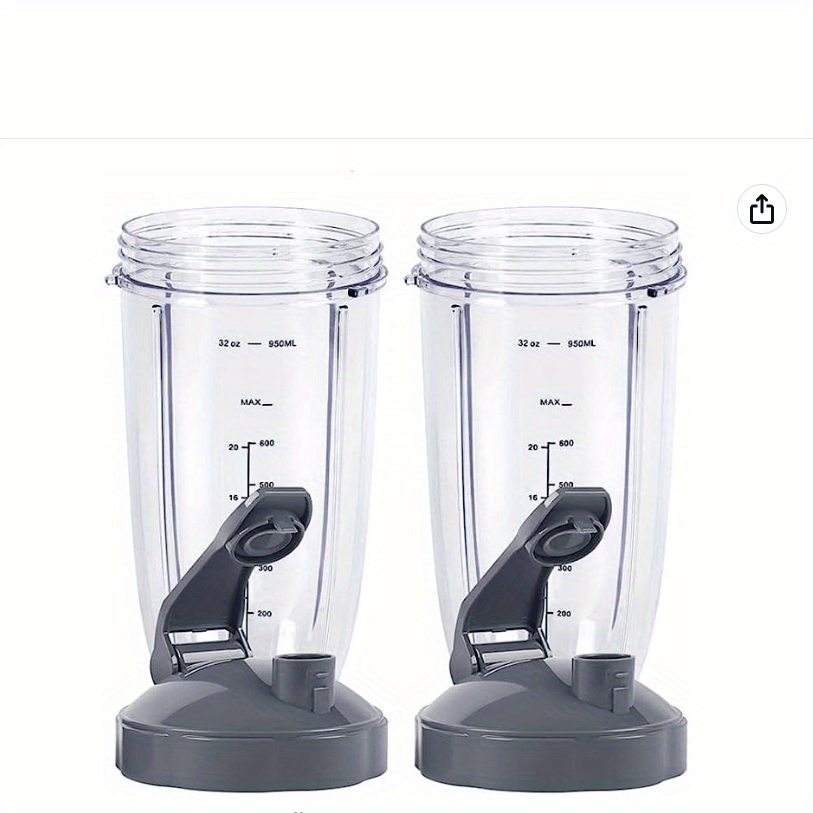 Nutri Ninja Auto-IQ - Vasos de repuesto para licuadora (16 oz con cuchillas)