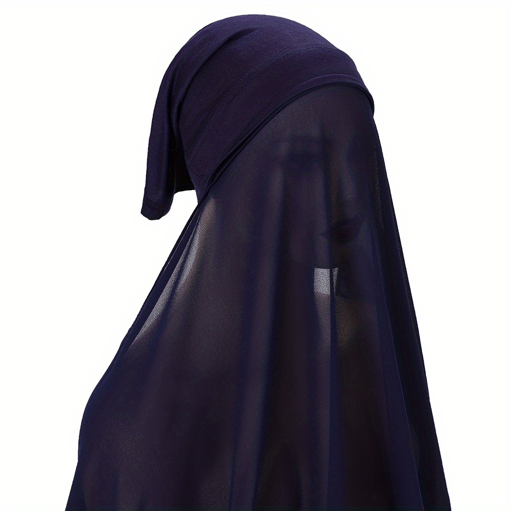 Chiffon Scarf Head Hijab Wrap Solid Shawls For Women