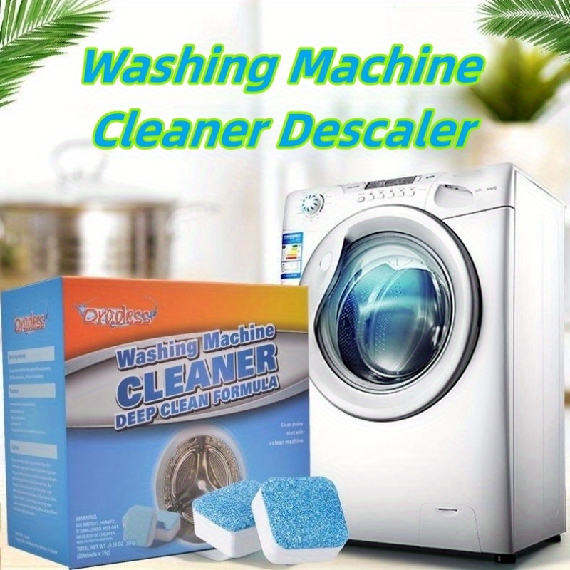 24pcs/set Washing Machine Cleaner Effervescent Tablet, Modern Two Tone  Washer Cleaning Tablet For Household