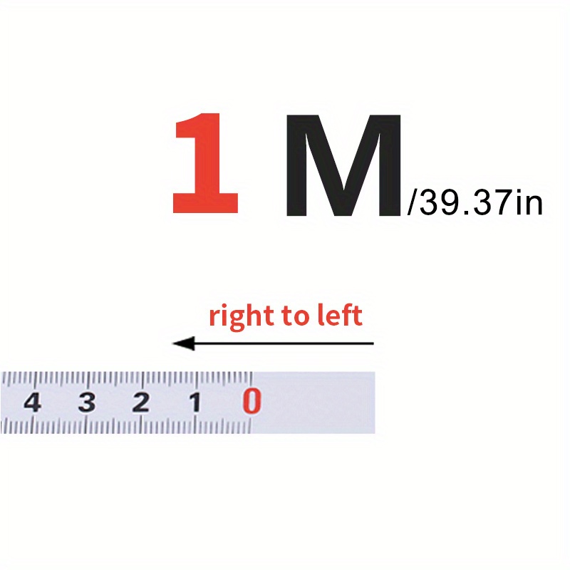 Image of 1pc Woodworking T Track Tape Measure 0.5'' Width Self-adhesive Metric Scale Ruler For Miter Track Router Table Saw Measuring Tools