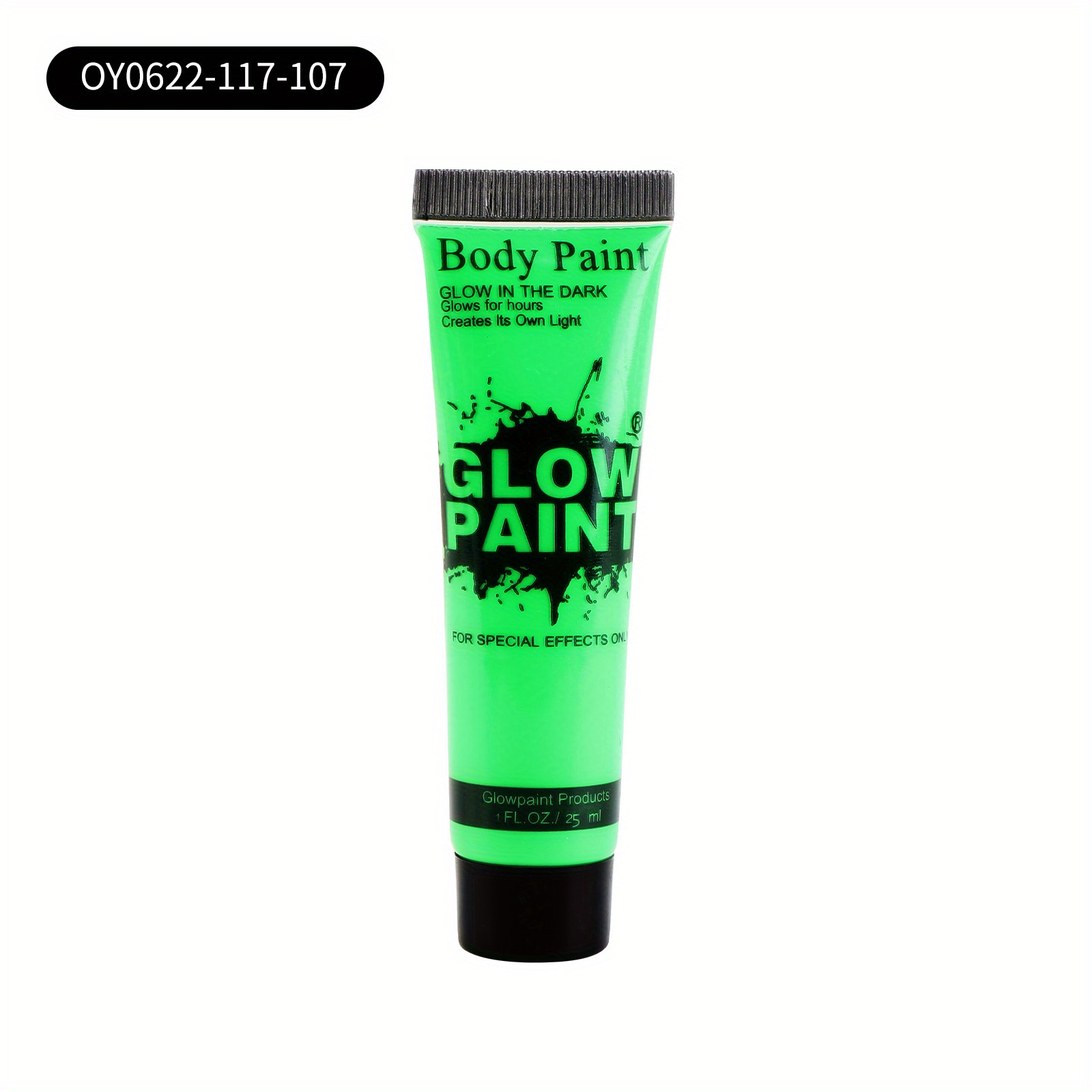 UV Body Paint Set, 6 Tubes Set 10ml / 0.34oz UV Neon Face & Body Paint Neon  Fluorescent UV Blacklight Glow Safe Non-Toxic Bodypaint For Halloween