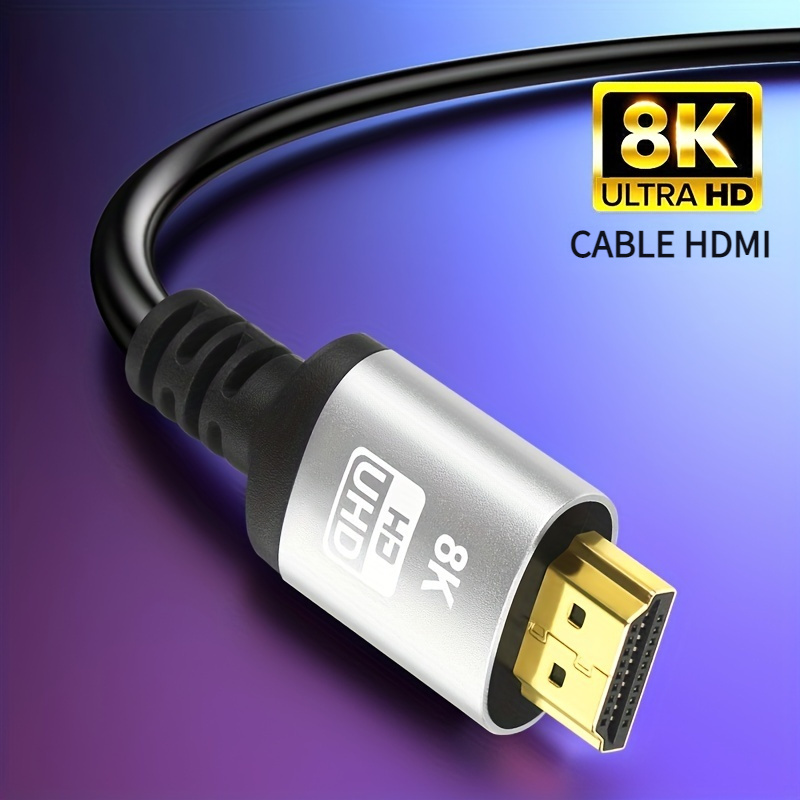 HD2.1V-8K-2M, Cable HDMI 2.1 de ultra alta velocidad 8K 120 Hz, 2 metros
