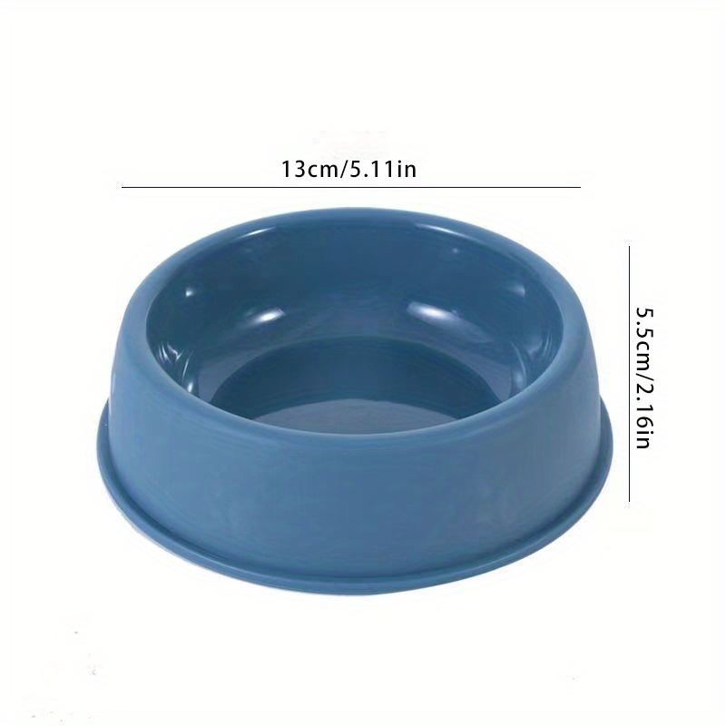 Plastic Paw Print Dog Bowl, Pet Dog Food Bowl Water Bowl, Anti-overturning  Dog Feeding And Drinking Basin - Temu