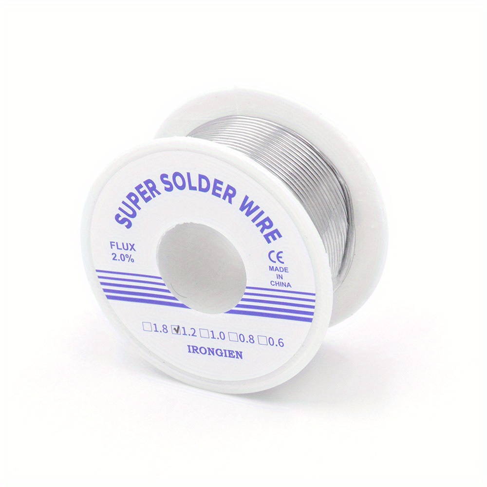 2% Flux Tin Lead Roll Core Silver Solder Wire Welding Soldering Melt Tool  Kit