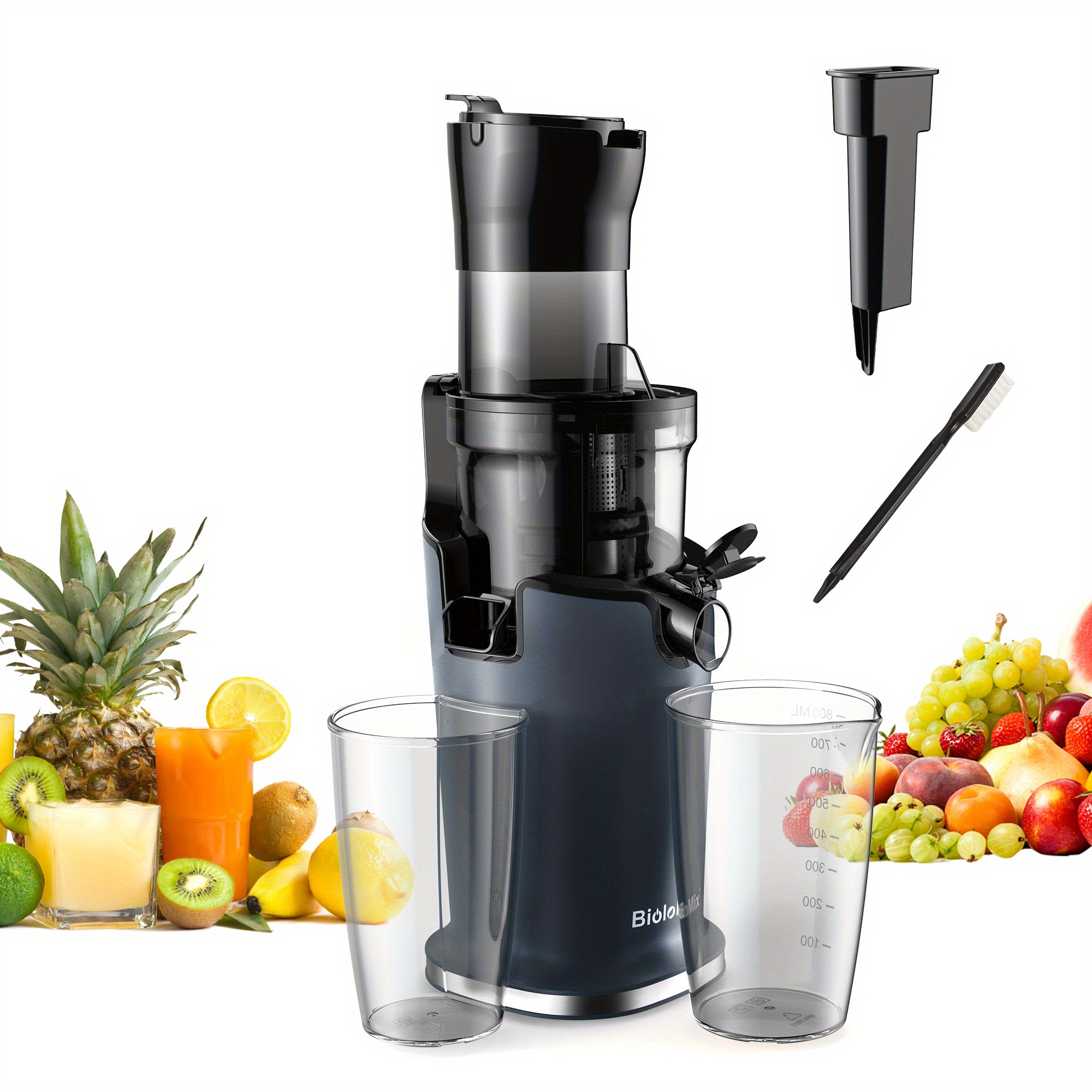 SiFENE Juicer Machine, Quick Juicer Extractor Maker, 3 Big Mouth for Whole  Veggies & Fruits, Easy to Clean, BPA Free, Durable Stainless Steel Kitchen