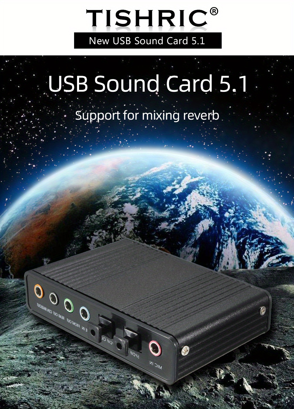 USB 6 canaux 5.1/7.1 Surround carte son externe PC ordinateur portable  tablette Audio carte adaptateur optique 