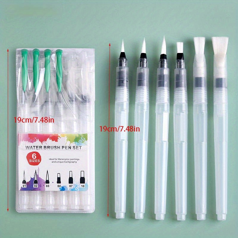 Soft Watercolor Refillable Paint Brushes