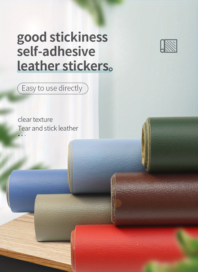 Leather Repair Self Adhesive Patch Leather Sticker Pvc Paste Temu