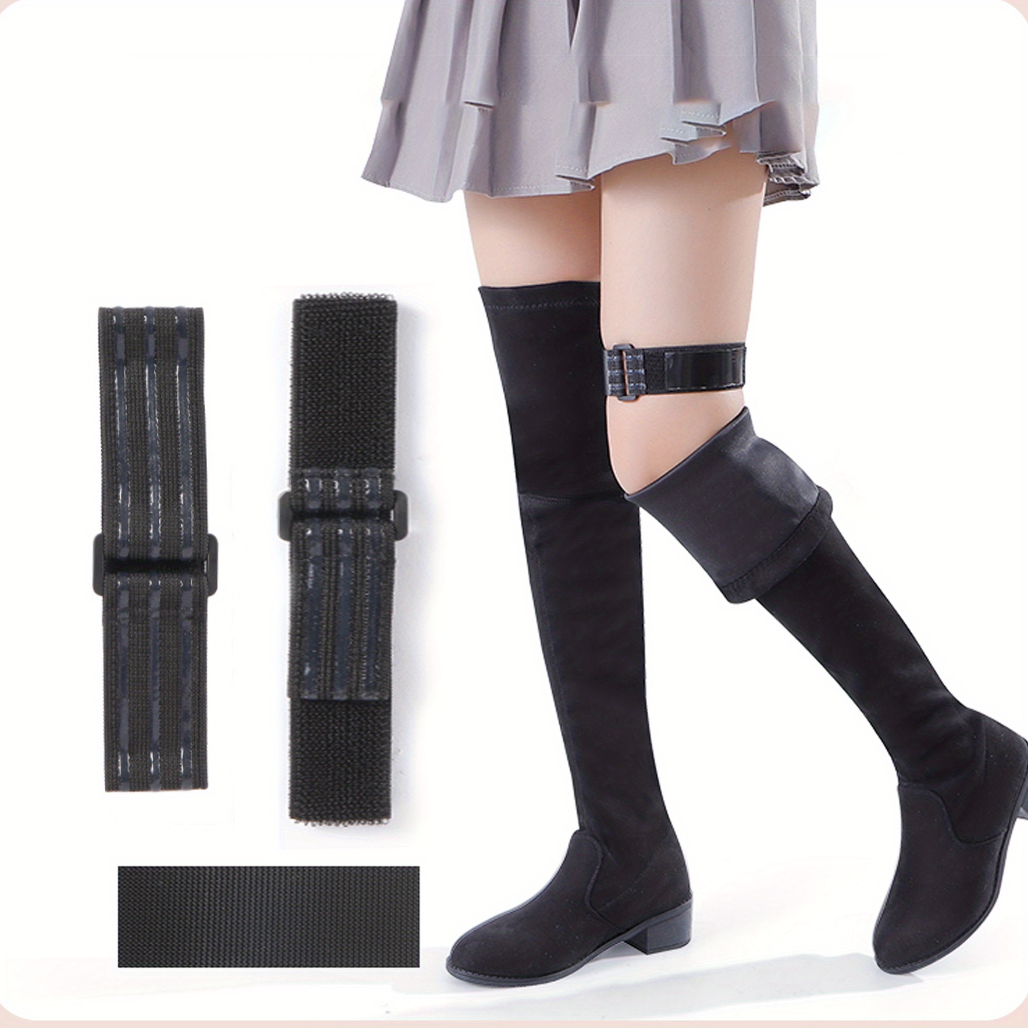  Improved Adjustable Elastic Boot Clips Boot Straps