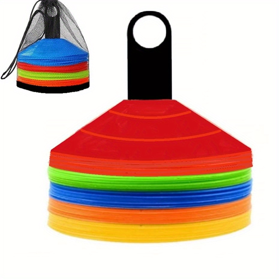 7 pouces en plastique Cônes de circulation Sport Entraînement Agility  Marker Cône pour le football, le patinage, le football, le basket-ball, les  jeux