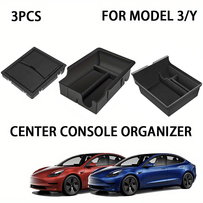 Für Tesla Modell 3/Y Center Konsole Versteckt Lagerung Box